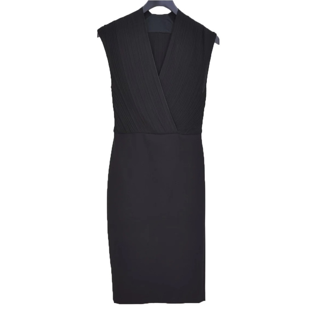 Stella McCartney Black Dress with Crossover at Bust